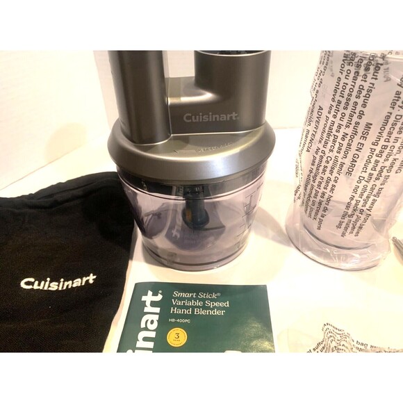 Cuisinart Smart Stick Variable Speed Hand Blender Food Processor HB-400pc - Picture 8 of 10